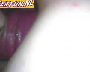 Anale sex close up